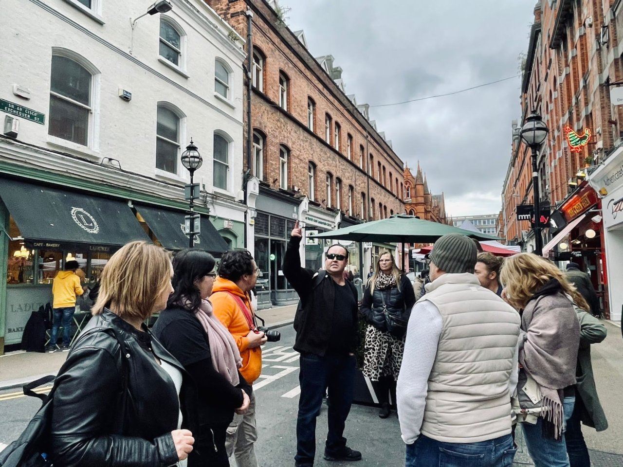 group of people in street 